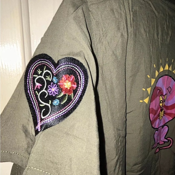 Jurassic Park Maise Tie-Front Top Her Universe Girls Embroidered - Picture 4 of 8